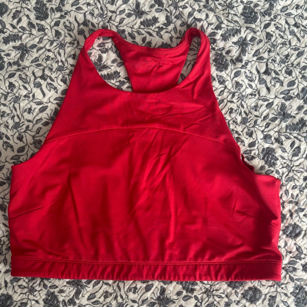 Outdoor Voices high neck racerback sports bra